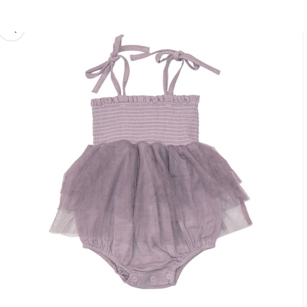 NWT ANGEL DEAR tutu one piece organic cotton 6-12m